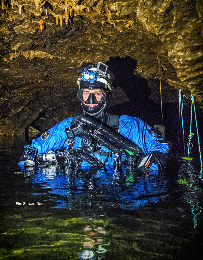 Cave explorer & OZTek2022 presenter Stephen Fordyce